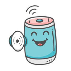 smart assistant icon, smart assistant vector illustration-simple illustration of smart assistant, perfect for smart assistant logos and icons