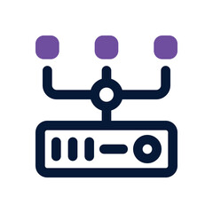 lan dual tone icon. Sleek and modern vector icon for websites, mobile apps, marketing materials, and corporate design. Fully scalable and ready to use.