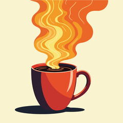 Vector Designs for International Panic Day - Overcoming Stress, Calming Techniques, and Panic Relief through Solid Color Illustrations