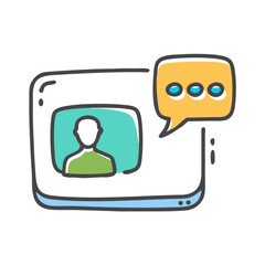 video call icon, video call vector illustration-simple illustration of video call, perfect for video call logos and icons
