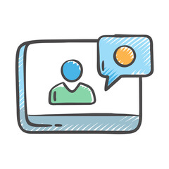 video call icon, video call vector illustration-simple illustration of video call, perfect for video call logos and icons