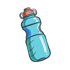 water bottle icon, water bottle vector illustration-simple illustration of water bottle, perfect for water bottle logos and icons