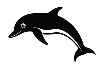 Obraz premium dolphin isolated on white background