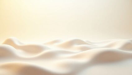 Obraz premium Abstract Smooth Creamy Waves Background Design