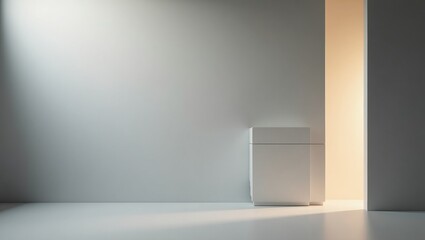 Obraz premium Modern Minimalist Empty Room Interior Design