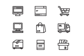 Modern Onion Powder 2D Line Art