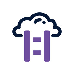 ledder dual tone icon. Sleek and modern vector icon for websites, mobile apps, marketing materials, and corporate design. Fully scalable and ready to use.