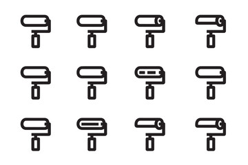 Paint Roller Minimalist Line Art Design