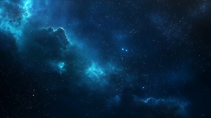 Fototapeta premium Deep space nebulae with swirling cosmic clouds.