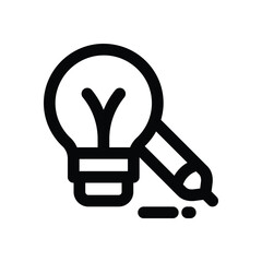 creative design line icon. Clean and minimalist vector icon for websites, mobile apps, presentations, and logos. Fully scalable and customizable for any project.