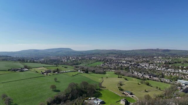 Pendle Hill and Colne