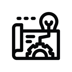 prototype line icon. Clean and minimalist vector icon for websites, mobile apps, presentations, and logos. Fully scalable and customizable for any project.