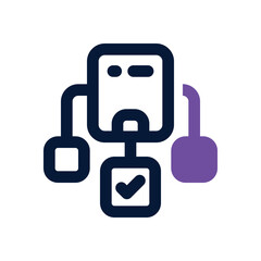 multitasking dual tone icon. Sleek and modern vector icon for websites, mobile apps, marketing materials, and corporate design. Fully scalable and ready to use.