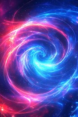 Obraz premium Cosmic vortex swirling energy
