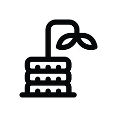 loss line icon. Clean and minimalist vector icon for websites, mobile apps, presentations, and logos. Fully scalable and customizable for any project.