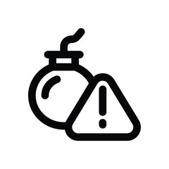 disruption line icon. Clean and minimalist vector icon for websites, mobile apps, presentations, and logos. Fully scalable and customizable for any project.