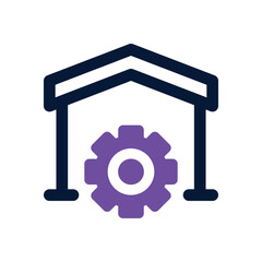 home control dual tone icon. Sleek and modern vector icon for websites, mobile apps, marketing materials, and corporate design. Fully scalable and ready to use.