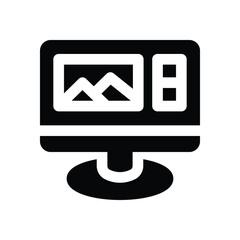 ui design glyph icon. Strong and solid vector icon for websites, mobile interfaces, presentations, and visual branding. High quality and easy to edit.