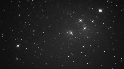 Obraz premium A celestial expanse of distant stars, speckled with light.