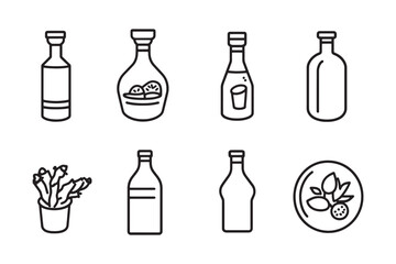 Ranch Dressing Icon Clean Vector Style