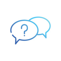 Question Sign Icon vector stock illustration