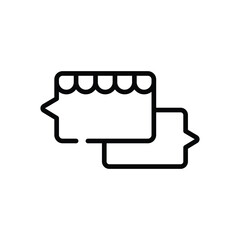 Shop  Icon vector stock illustration