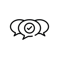 Check Mark Icon vector stock illustration