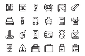 X-Ray Icon Simple Line Art Design