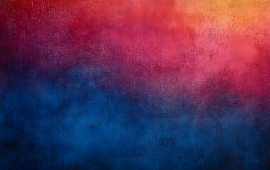 Obraz premium Abstract Red Blue Gradient Texture Background Watercolor Painting