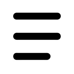 Obraz premium align slash glyph flat vector icon