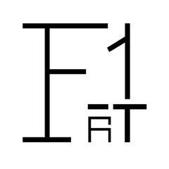 first glyph flat vector icon