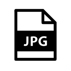 jpg glyph  flat vector icon
