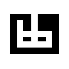 Obraz premium rectangle code glyph flat vector icon