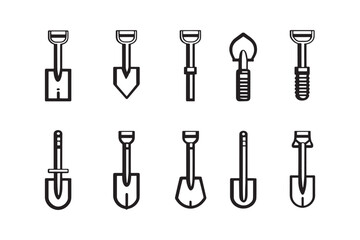 Minimalist design of shopping cart icon