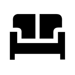 scanner keyboard glyph flat vector icon