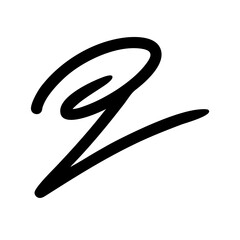 scribble glyph flat vector icon