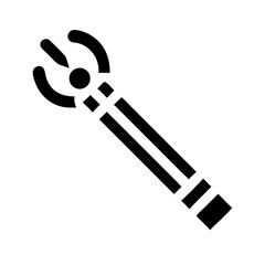 staff glyph flat vector icon