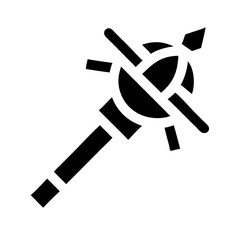 staff glyph flat vector icon