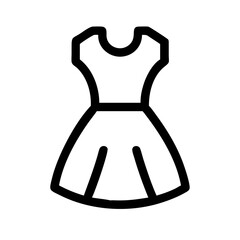 dress icon  flat vector icon