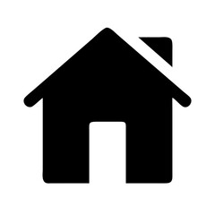 home icon  flat vector icon