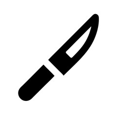 knife icon  flat vector icon