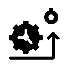productivity icon  flat vector icon