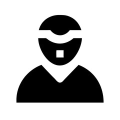 man icon  flat vector icon