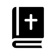 Obraz premium bible icon flat vector icon