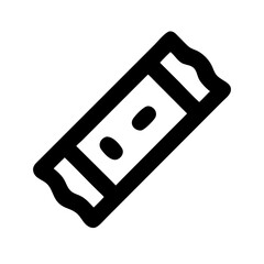 granola bar icon  flat vector icon