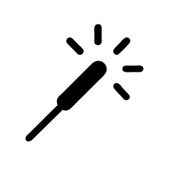 sparkler icon  flat vector icon