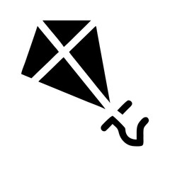 kite icon  flat vector icon