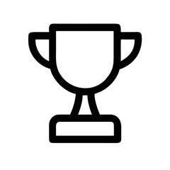 trophy icon  flat vector icon
