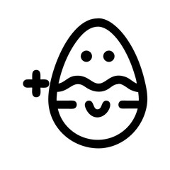 easter icon  flat vector icon