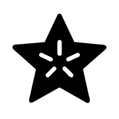 Obraz premium star icon flat vector icon